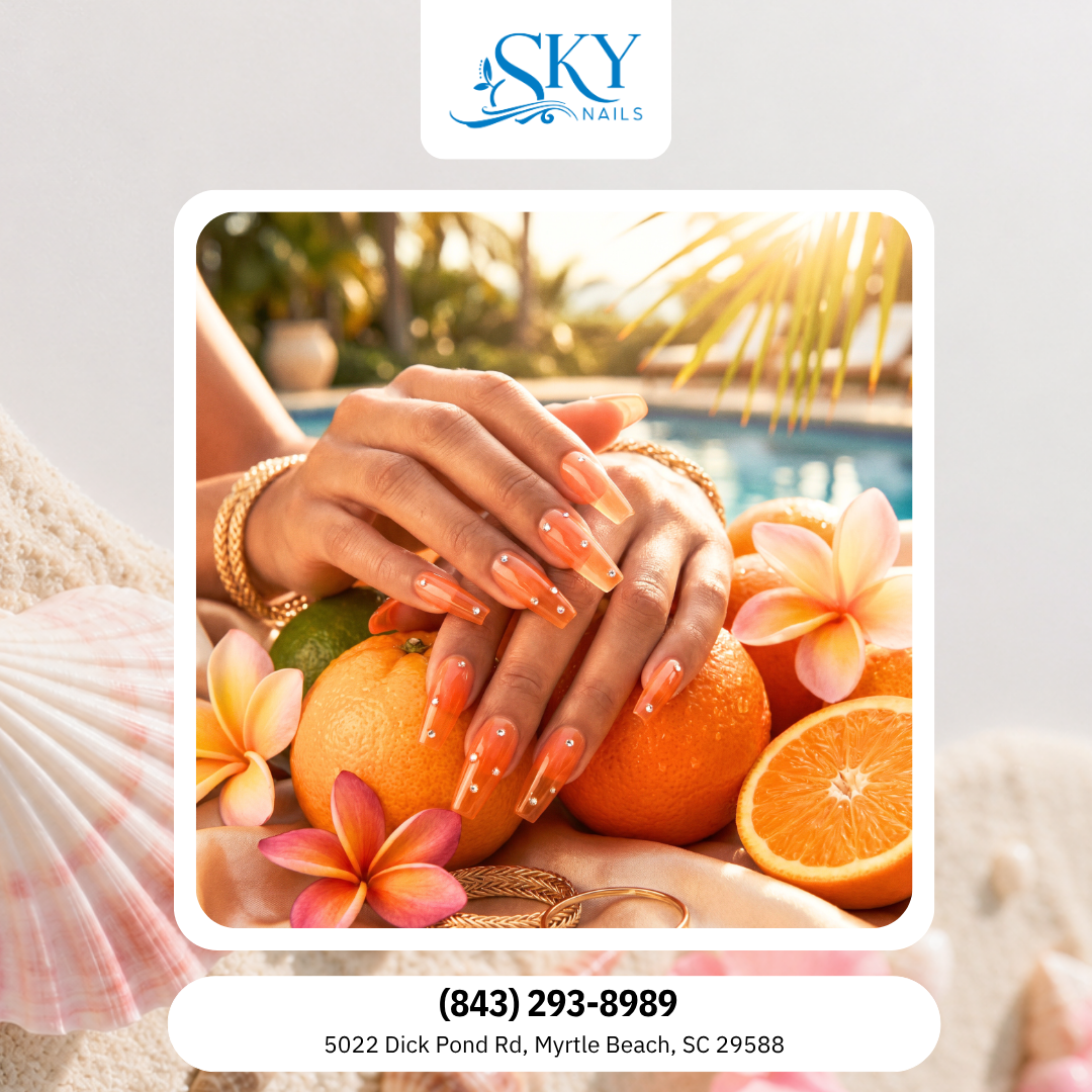 Sky Nails logo