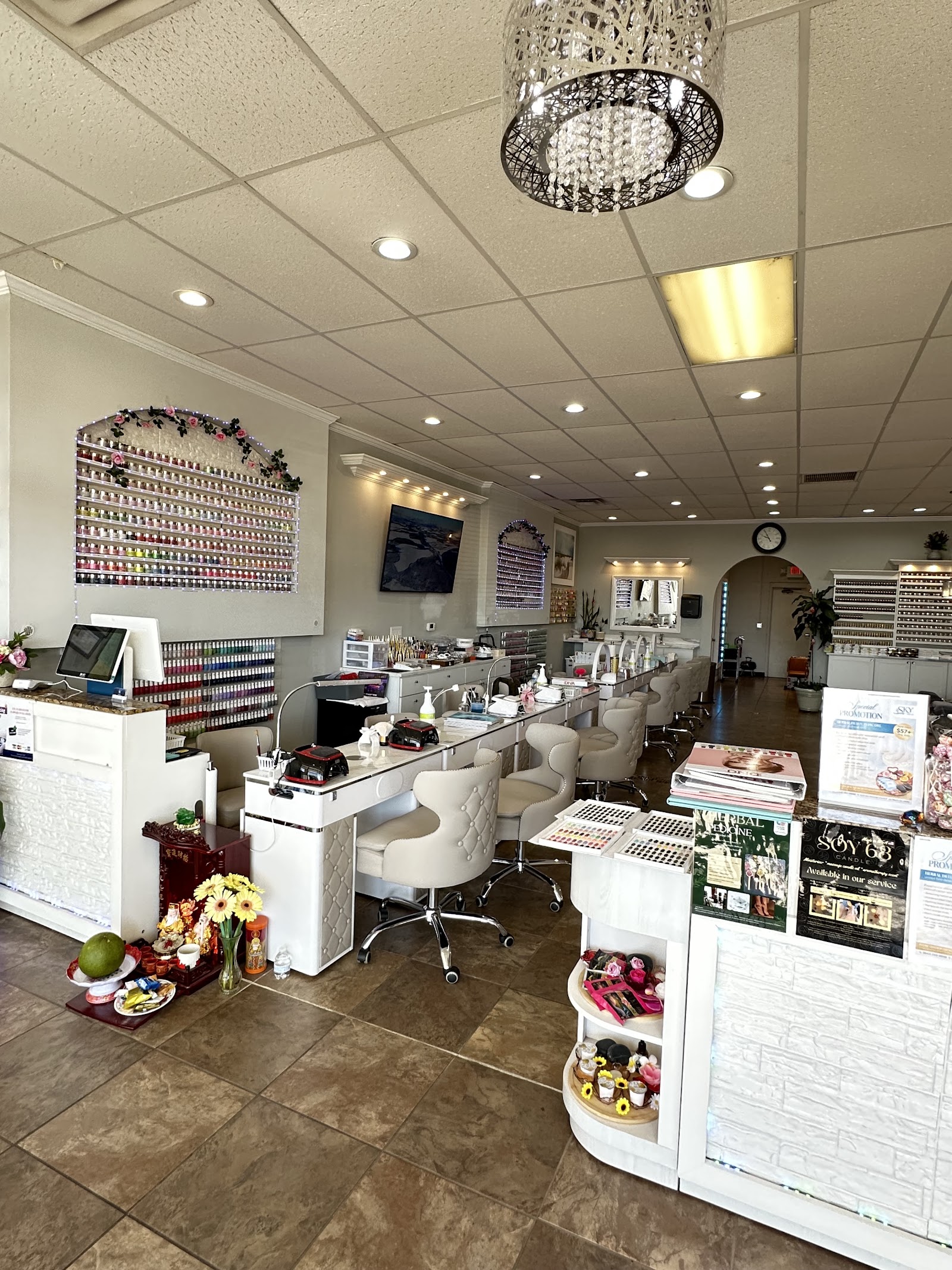 Sky Nails nail work in Myrtle Beach, South Carolina